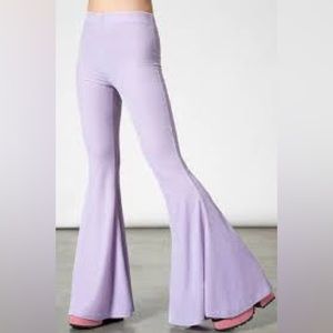 NWT size large Killstar lilac moondance flare bottoms